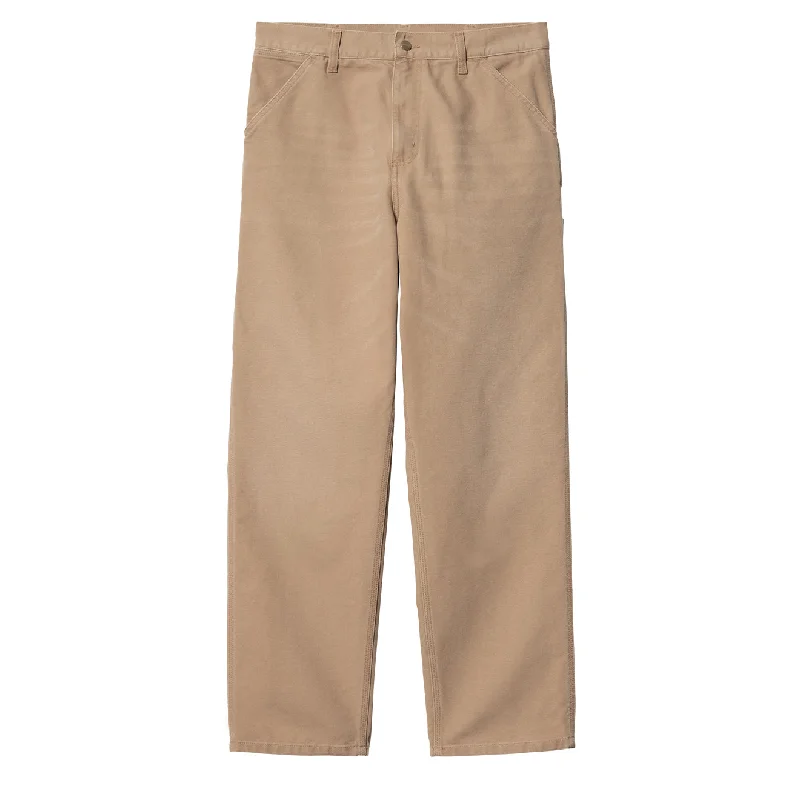 Bold Color Pants-Carhartt WIP Single Knee Pant Peanut