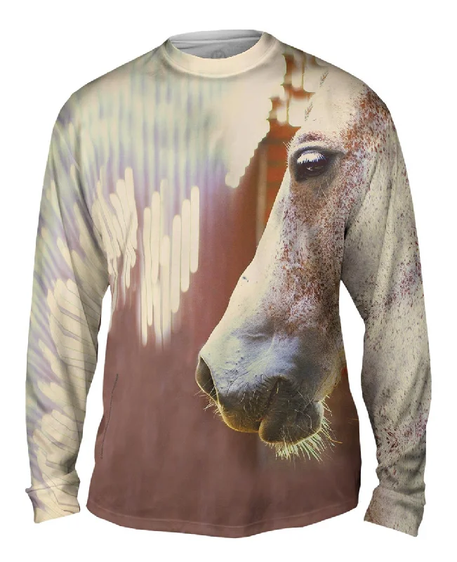 Breathable Running Long Sleeve-Freckle Face Horse