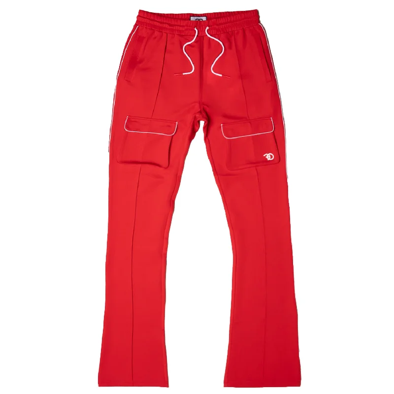 Comfortable Sweatpants-F6770 Romo Track Pants - Red