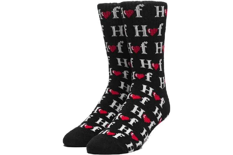 Custom Team Socks-HUF LOVE SOCK