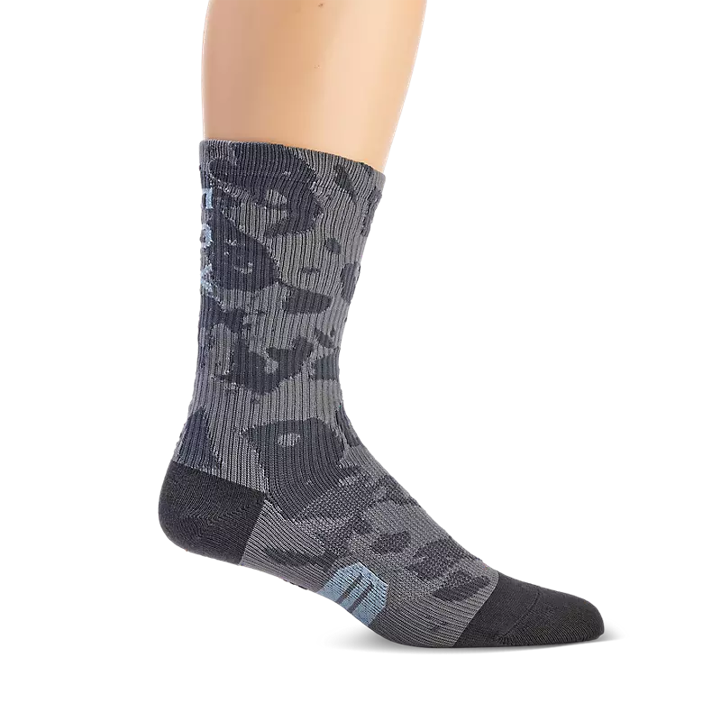 Personalized Name Socks-Fox Racing 8" Ranger Sock - Gray Camo