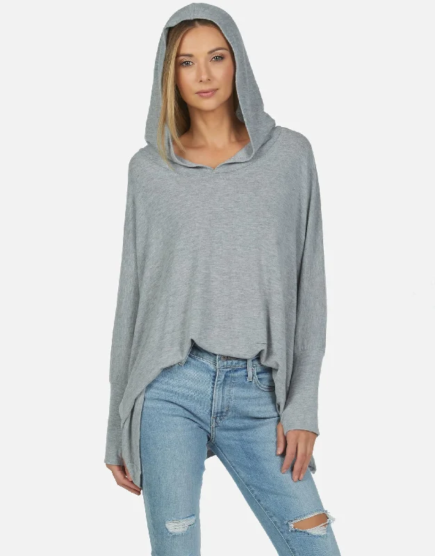 Comfortable Lounge Hoodie-Dash Oversized Hoodie Heather Grey