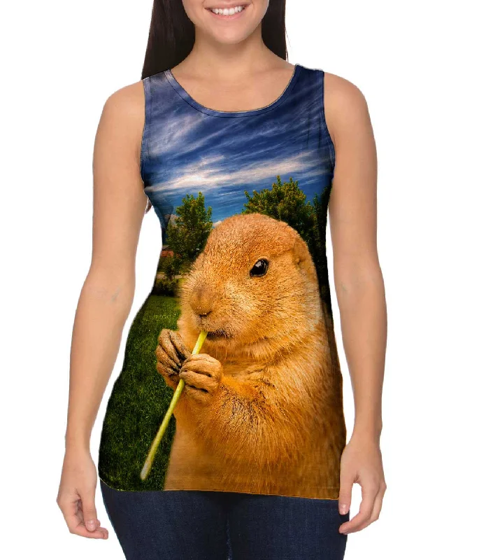 Motivational Quote Tank-Cloudy Beaver Chew