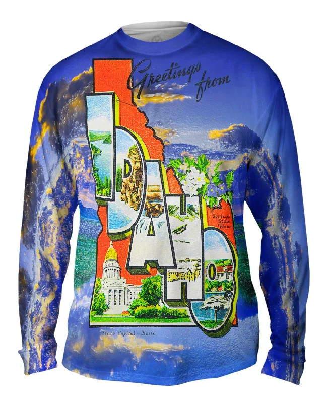 Lightweight Sports Long Sleeve-Greetings from Idaho 051