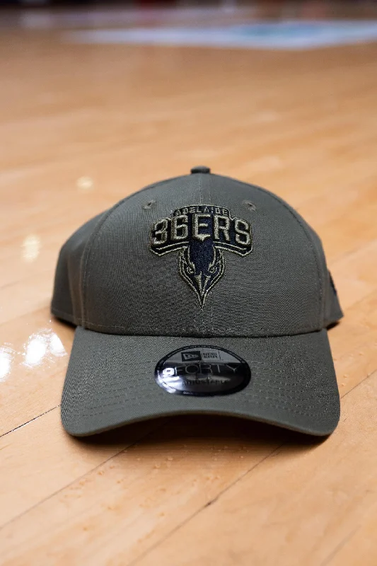 Vintage Style Hat-New Era 36ers Olive Cap