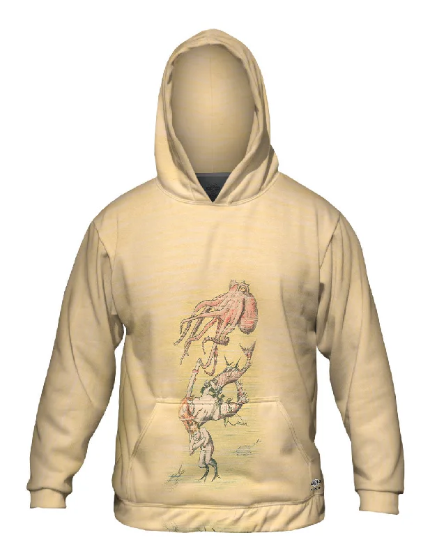 High-Quality Hoodie-"Vintage Mermaid Mother"