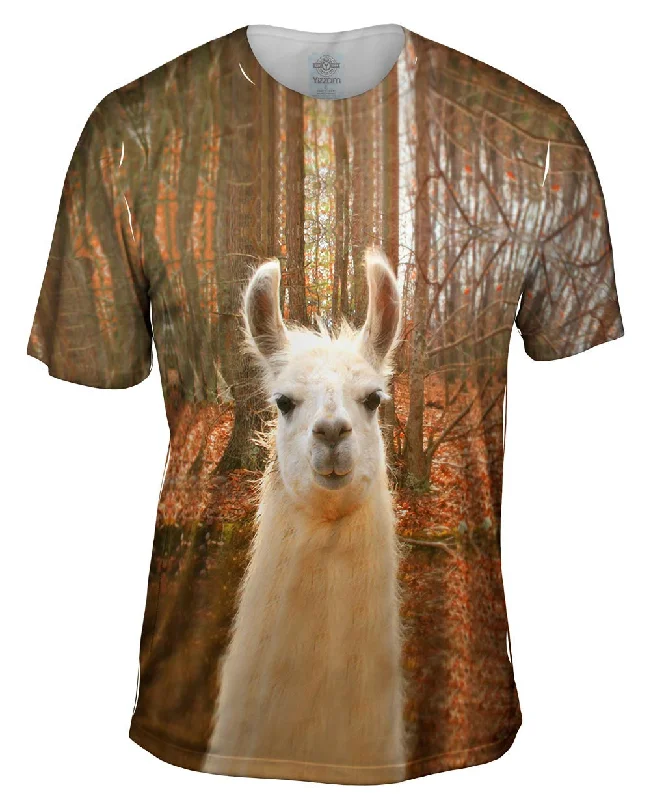 Bold Color T-shirt-Whats Your Llama