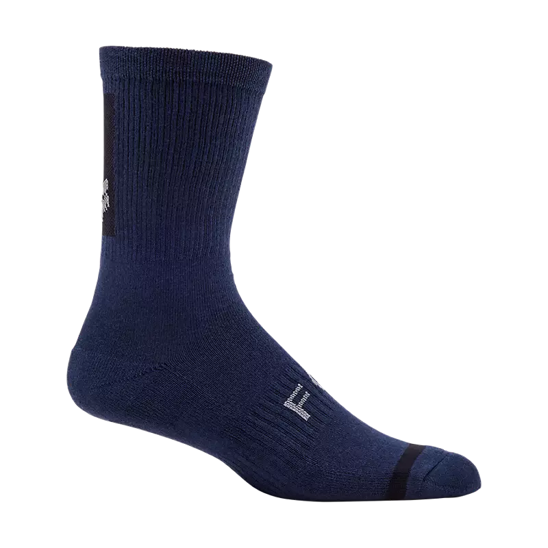 Fun Printed Socks-Fox Racing 8" Defend Sock - Midnight