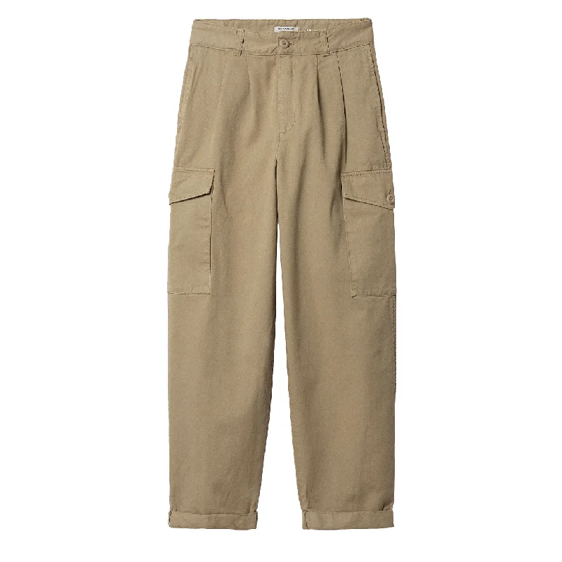 Premium Cotton Pants-Carhartt WIP Womens Collins Pant Ammonite