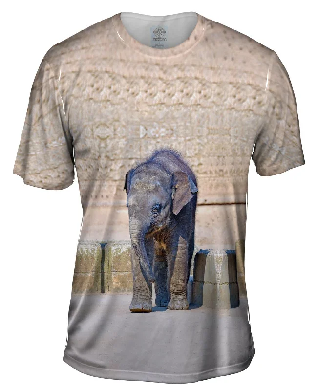 Music Lover T-shirt-Elephant Baby Wanderer