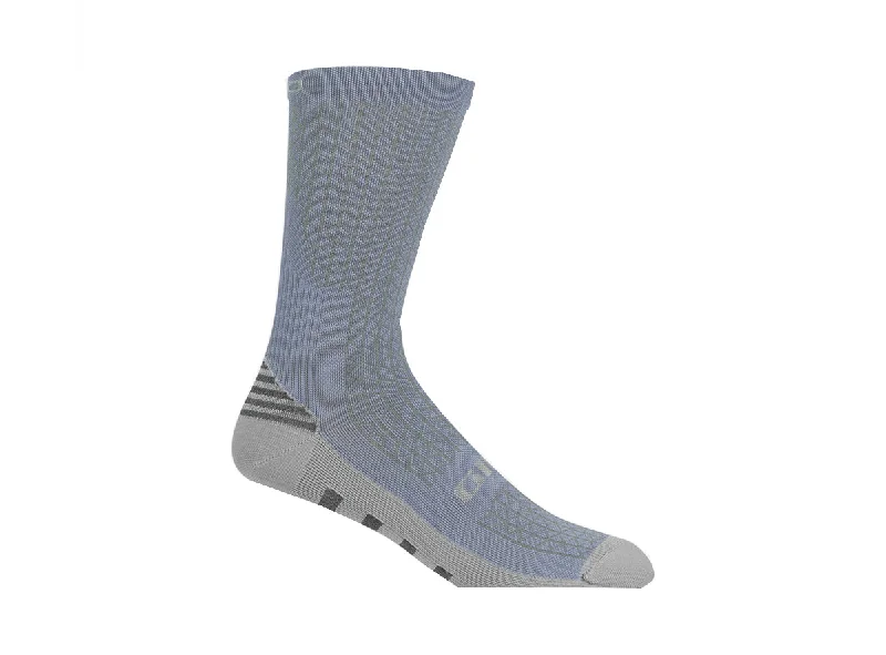 Comfortable Cotton Socks-Giro HRC+ Grip Sock - Lavender Gray - 2022