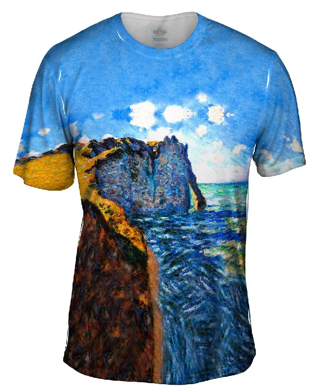 Custom Text T-shirt-Claude Monet - "The Manneport" (1882)