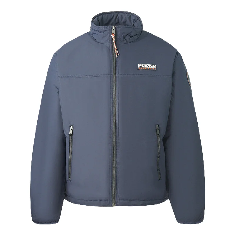 Comfortable Lounge Jacket-Napapijri Abbel Ny Navy Blue Jacket