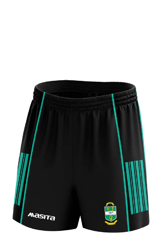 Trendy Printed Shorts-Listry GAA Avoca Style Training Shorts Adult