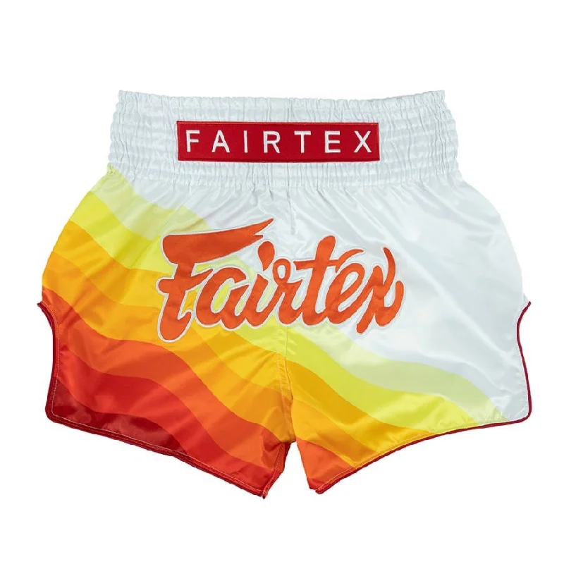 Relaxed Fit Casual Shorts-Fairtex Muay Thai Shorts -  BS1932 Spectrum