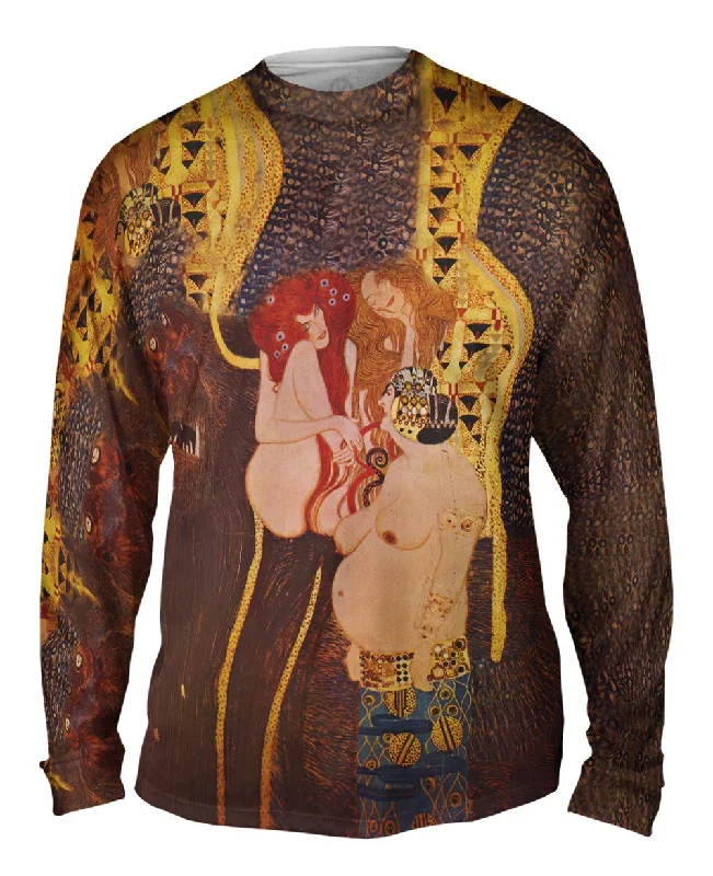 Performance Long Sleeve Shirt-Gustav Klimt -"Beethovenfries" (1902)