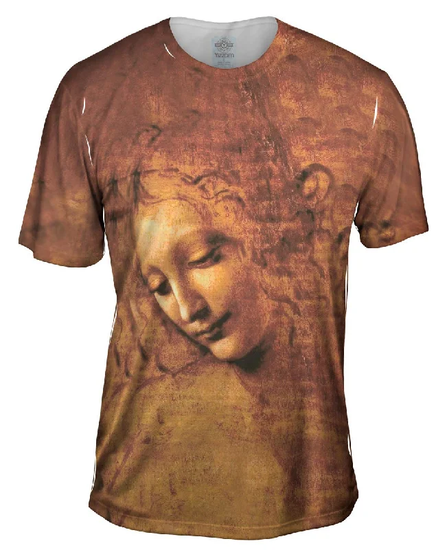 Sports Logo T-shirt-Leonardo 003 - "Female Head" (1508)