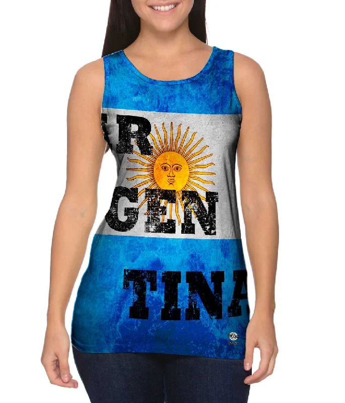 Sporty Design Tank Top-Dirty Argentina