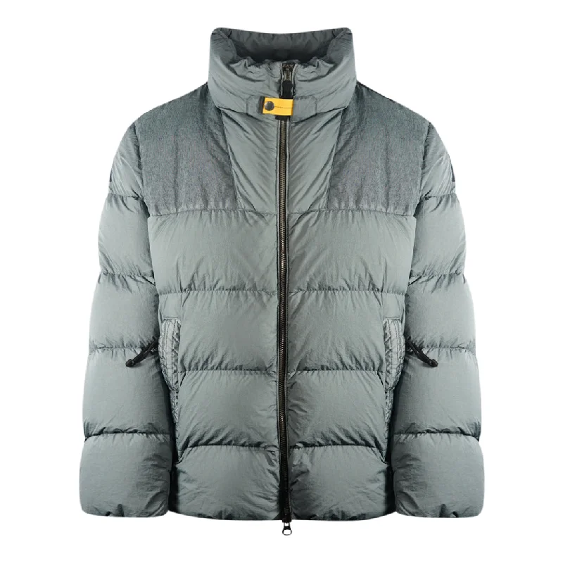 Water-Resistant Jacket-Parajumpers Peace Lead Grey Jacket