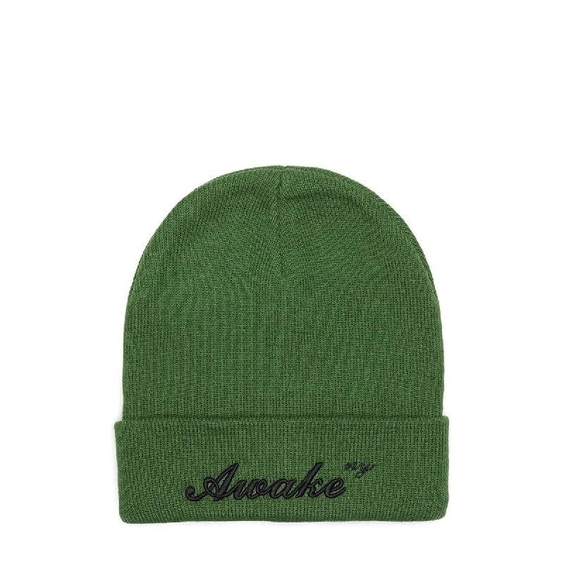 Custom Logo Hat-SCRIPT LOGO BEANIE