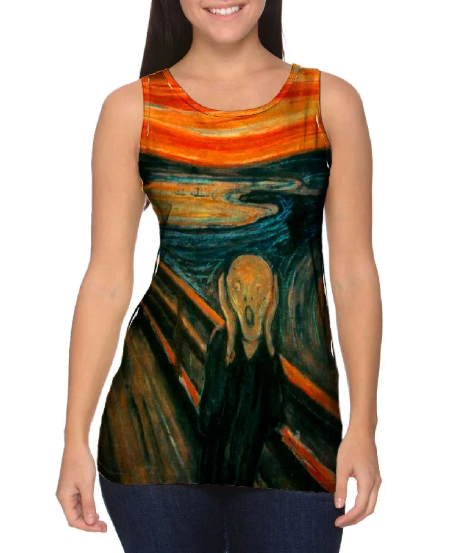 Bold Logo Tank Top-Edvard Munch - "The Scream" (1895)