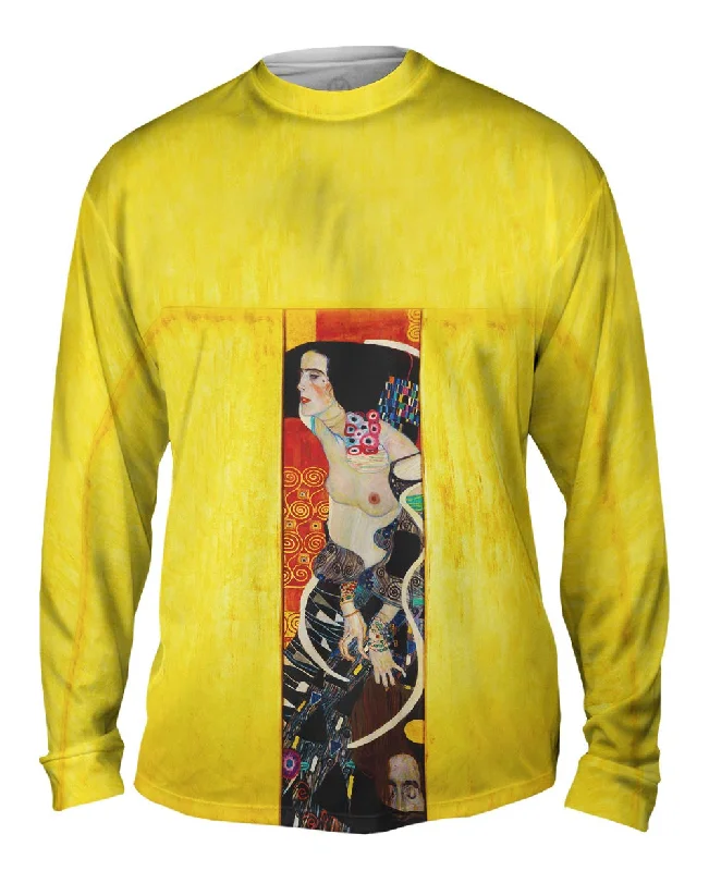 Premium Cotton Long Sleeve-Gustav Klimt -"Judith II" (1909)