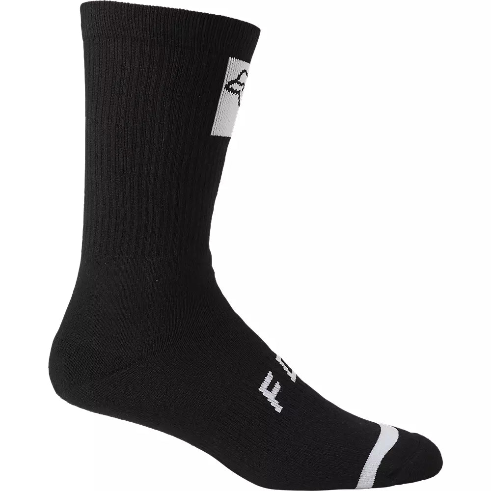 Warm Thermal Winter Socks-Fox Racing 8" Defend Crew Sock - Black