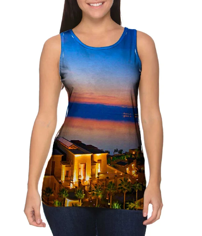 Motivational Sports Tank Top-Dead Sea Looking - At - The - West - Bank