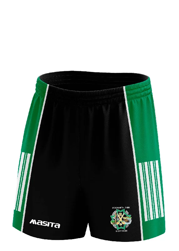 Slim Fit Shorts-Ballyduff Camogie Training Shorts Adult