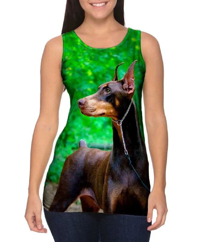 Vintage Graphic Tank-Doberman Pinscher Perfection