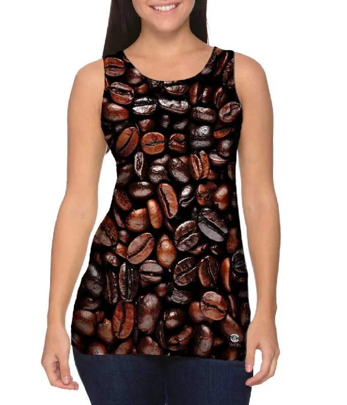 Fashionable Workout Sleeveless-Coffee Bean Morning