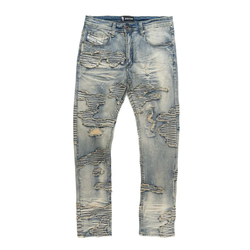 Performance Workout Pants-M1781 Prato Jeans - Dirt