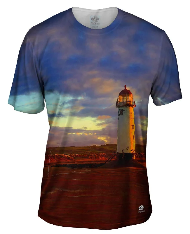 Vintage Band T-shirt-Abandoned But Not Forgotten Lighthouse