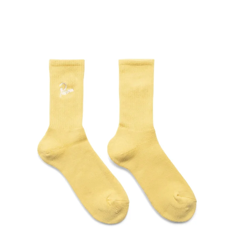 Bold Color Socks-LOGO CREW SOCKS