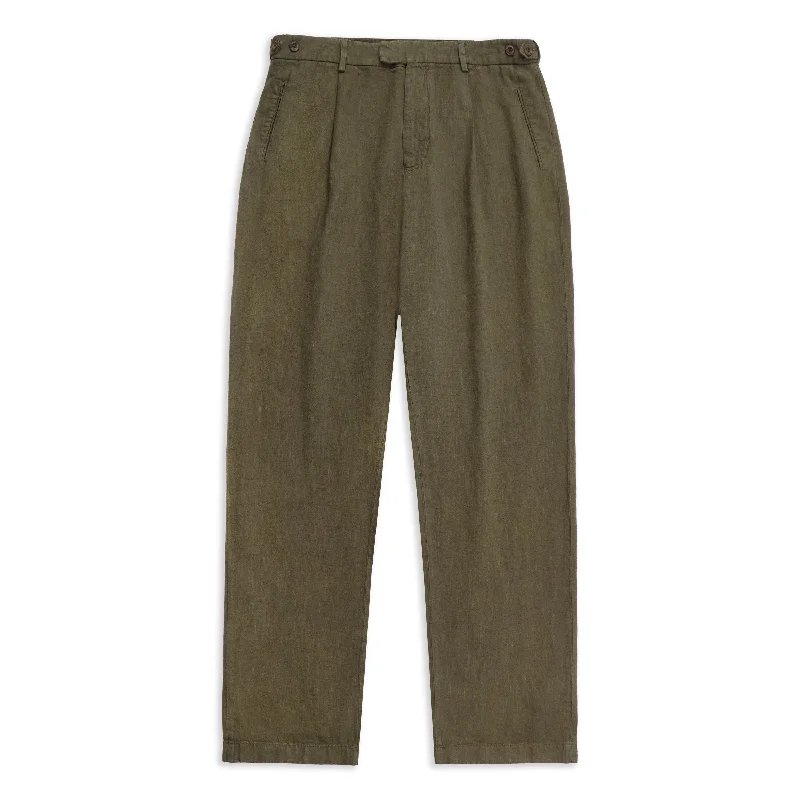 Casual Chinos Pants-Trousers - Green