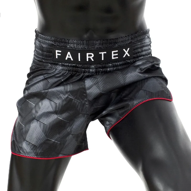 Cool Patterned Shorts-Fairtex Shorts BS1901 Black