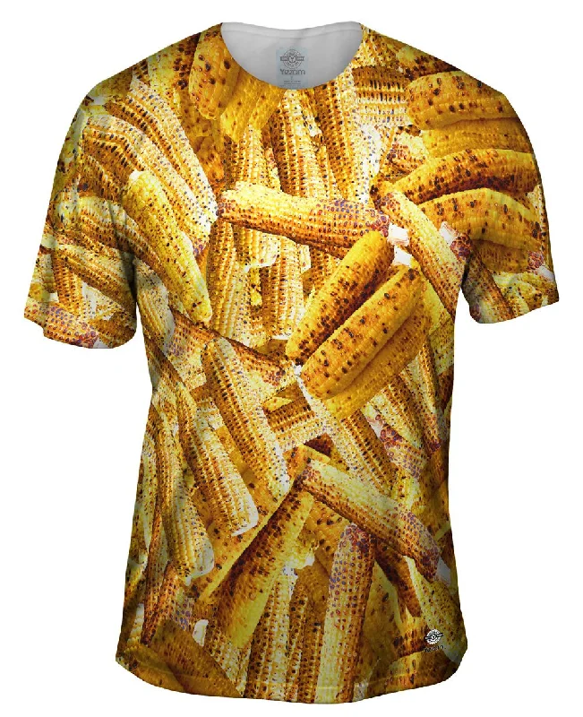 Animal Print T-shirt-Country Grilled Corn