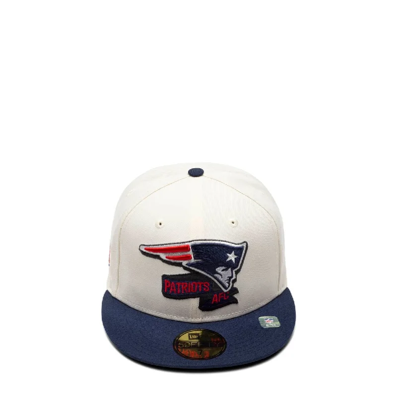 Fashionable Bucket Cap Hat-59FIFTY NEW ENGLAND PATRIOTS NFL SIDELINE FITTED CAP