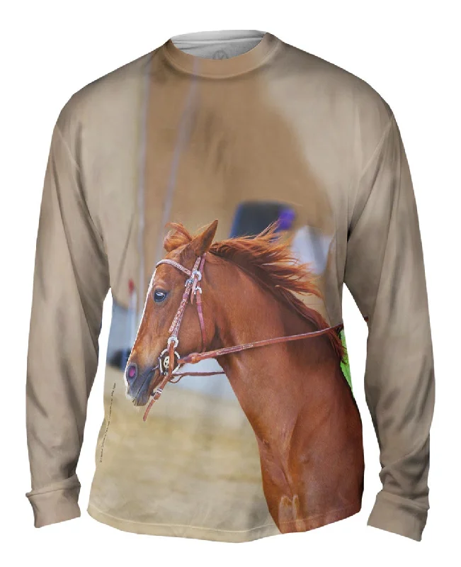 Comfortable Gym Long Sleeve-Galloping Paso Fino