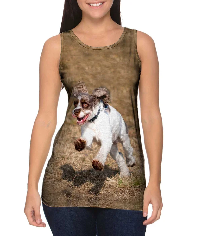 Soft Knit Tank Top-Cocker Spaniel Race