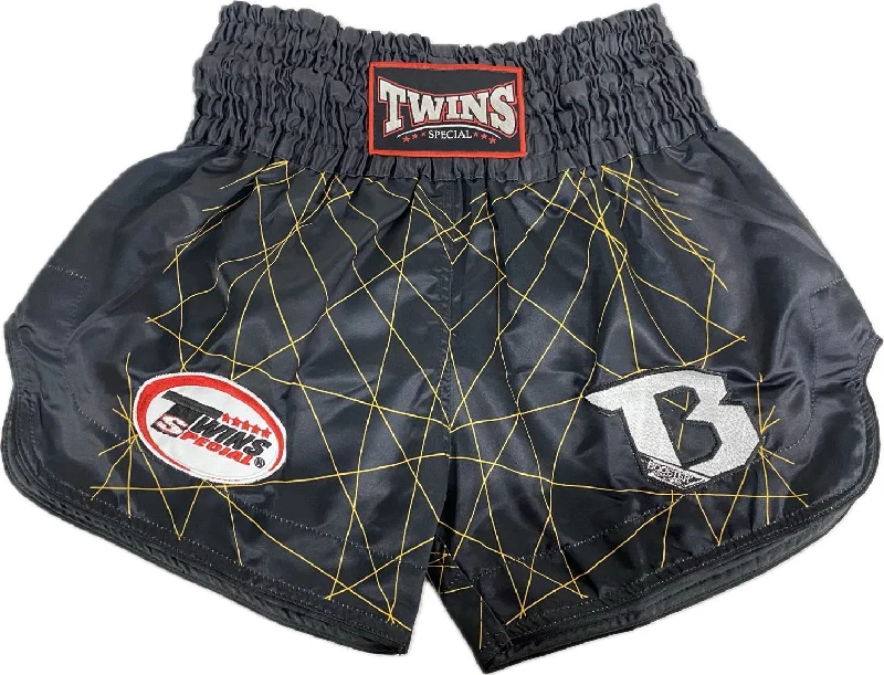 High-Waisted Shorts-Twins Special x Booster Muay Thai Shorts TBT02