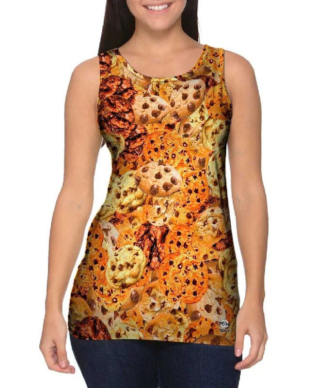 Bold Color Tank Top-Chocolate Chip Cookie Jumbo