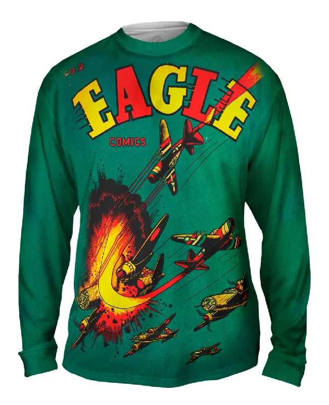 Lightweight Sports Long Sleeve-Flight Raid Comic Retro