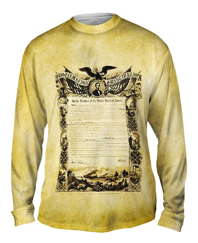 Premium Cotton Long Sleeve-Emancipation Proclamation