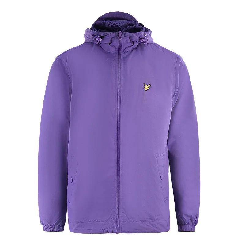 Soft Wool Blend Jacket-Lyle & Scott Lightweight Violet Jacket