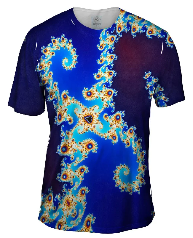 Motivational Graphic T-shirt-Mandel Fractal Double Hook