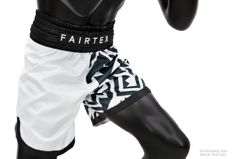 Sporty Workout Shorts-Fairtex Boxing Shorts -BT2003 Monochrome