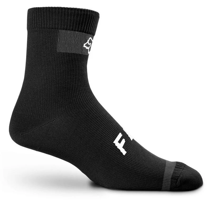 Vintage Style Socks-Fox Racing Defend Water Sock - Black - 2023