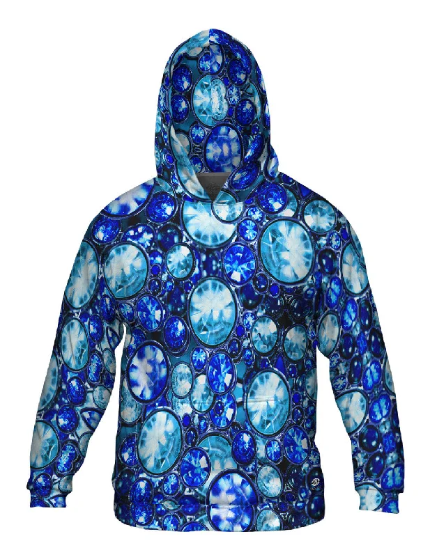 Athletic Training Hoodie-Aqua Gemstones