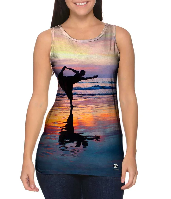 Performance Athletic Tank-Dancer On The Sunset Beach